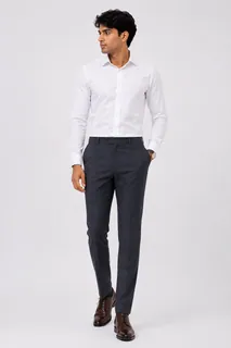 HI FLY ANKLE FIT COTTON FORMAL PANT 2