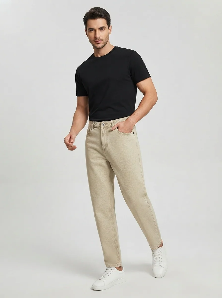 CARBON MOMFIT JEANS