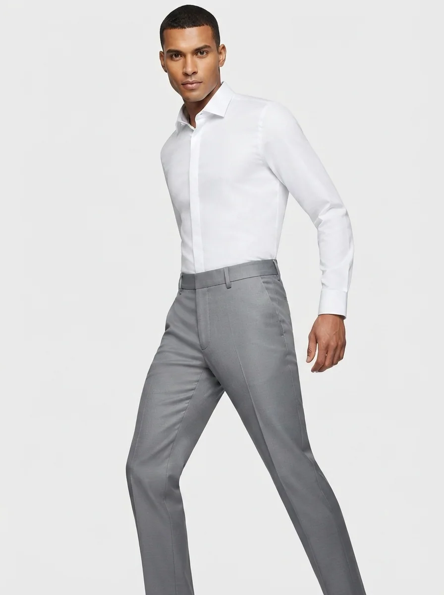 CARBON ANKLE FIT FORMAL PANT, image 5