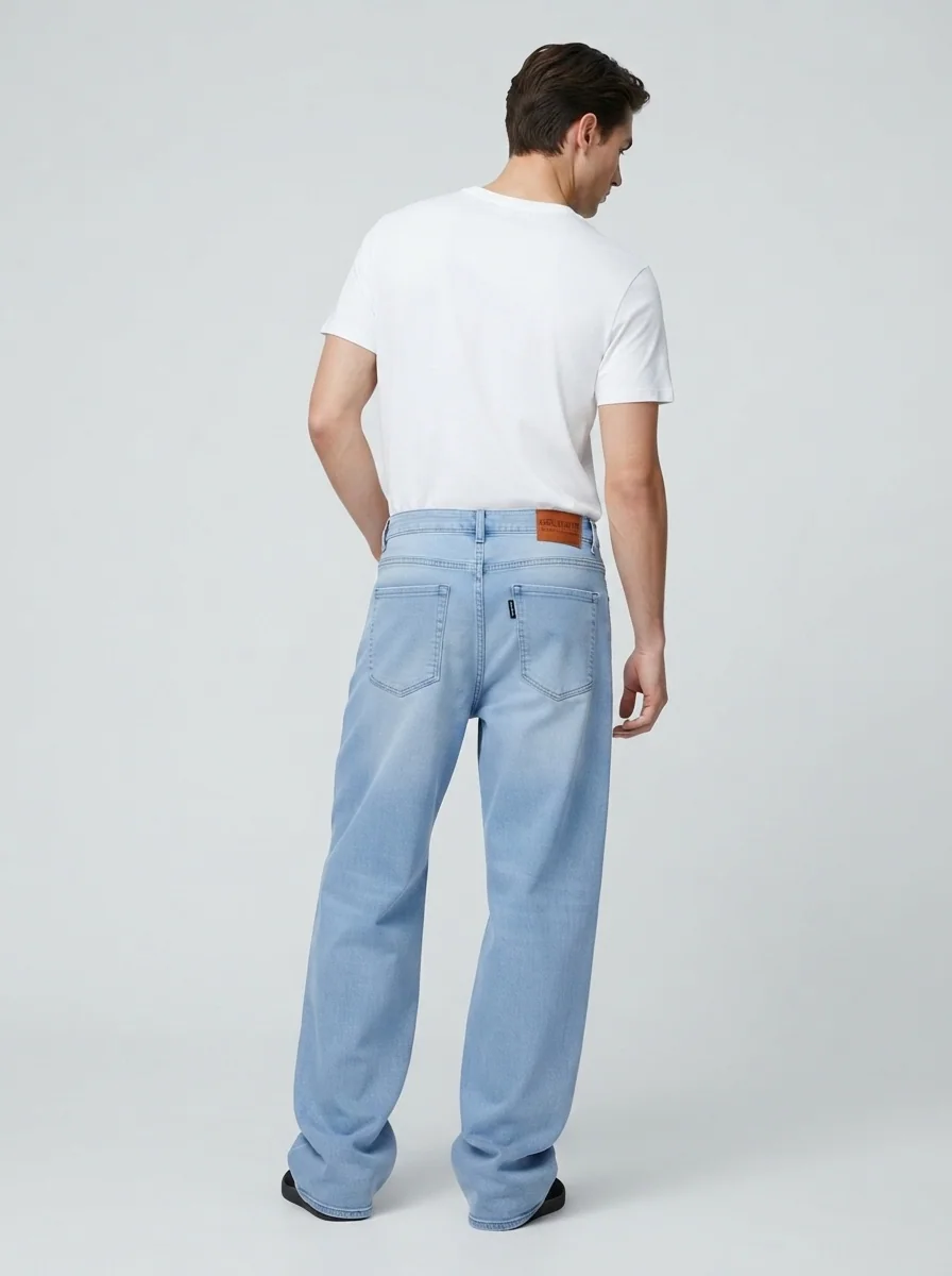 CROSS COUNTRY S/F JEANS-30-SKYBLUE, image 2