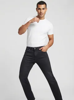 BLUE DOT SKIN FIT JEANS-32-BLACK 1