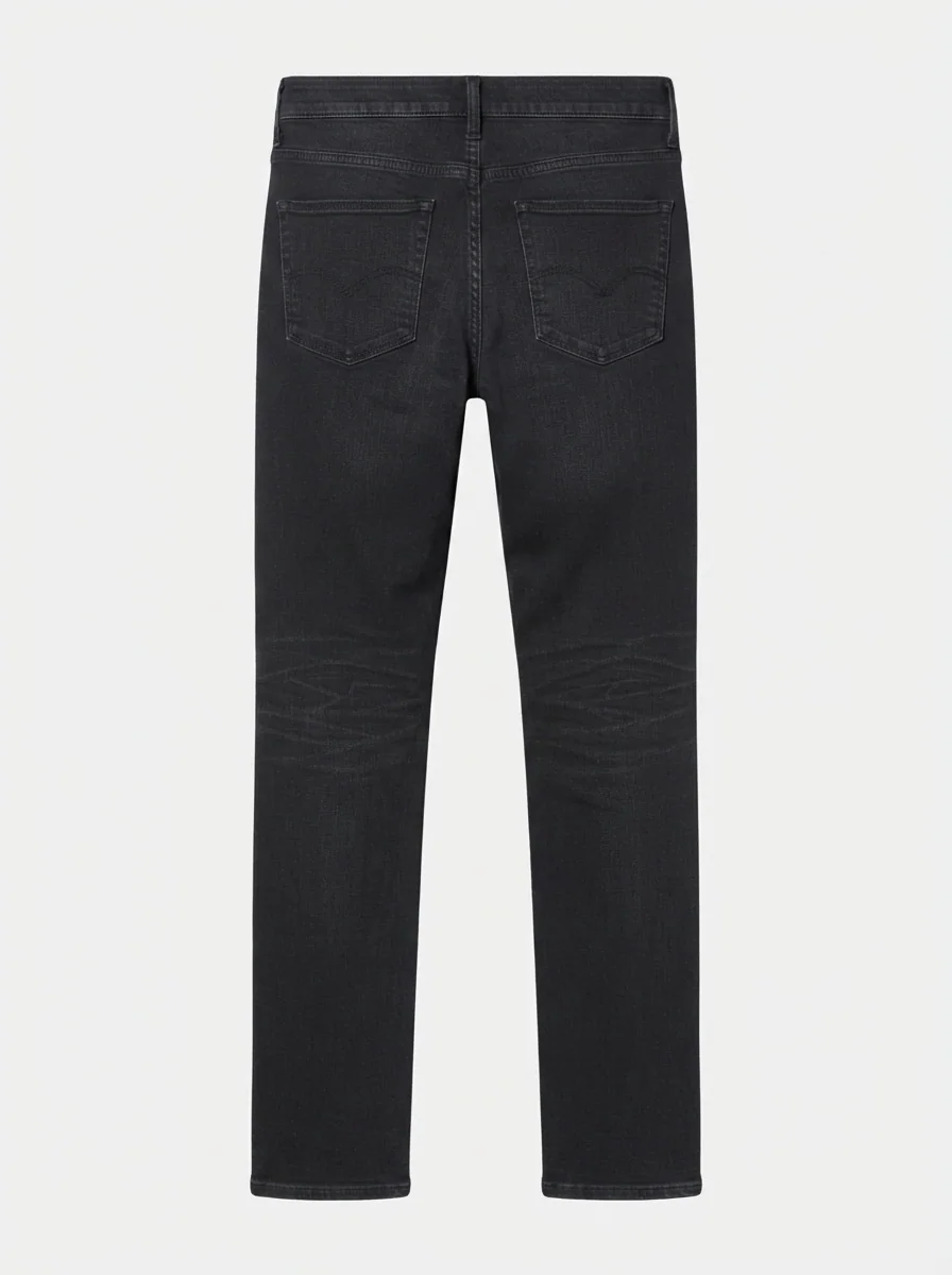 BLUE DOT SKIN FIT JEANS-32-BLACK, image 4
