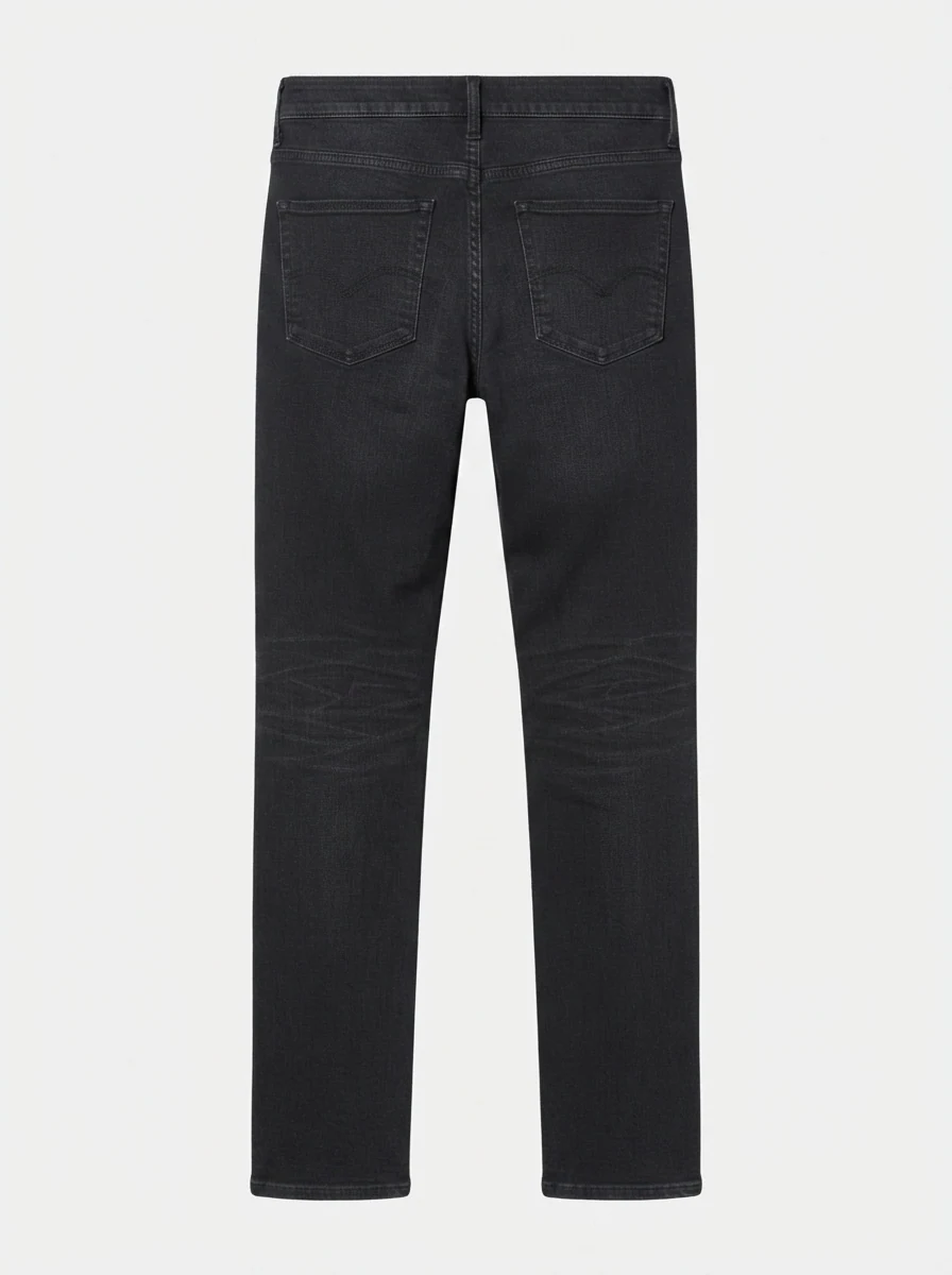 BLUE DOT SKIN FIT JEANS-32-BLACK, image 4