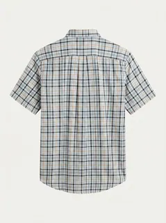 TOUCH C11A OXFORD CHECKS 2XL WHITE&DUSTYBLUE 7