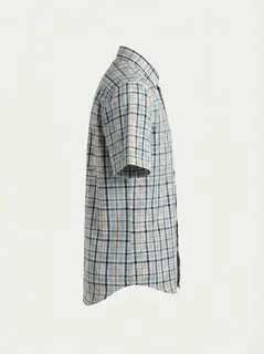TOUCH C11A OXFORD CHECKS 2XL WHITE&DUSTYBLUE 9