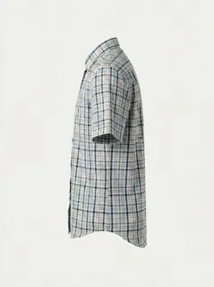 TOUCH C11A OXFORD CHECKS 2XL WHITE&DUSTYBLUE 11