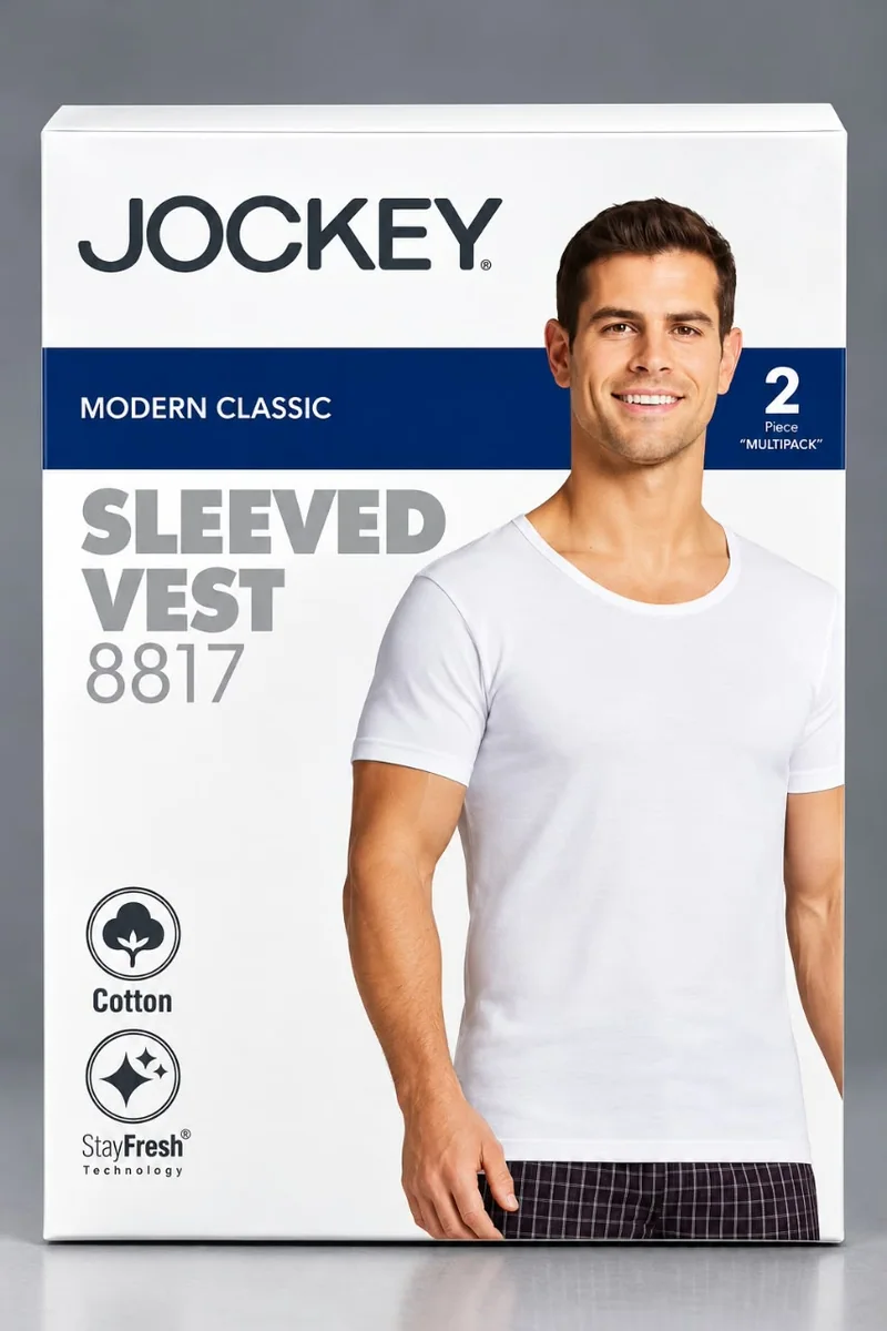 JOCKY RNS VEST 8817-0210-WHITE  2PC